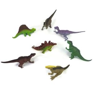 Mixed Brands Assorted Plastic Toy Dinosaur Toys Unisex Kids 7 Piece Set
